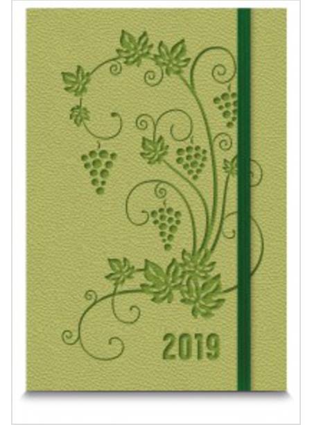 AGENDA SETTIMANALE POKET 2019 VERDE 9,5X14,5 CM