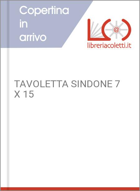TAVOLETTA SINDONE 7 X 15