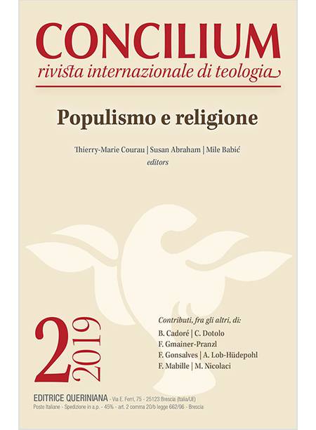 CONCILIUM (2019). VOL. 2: POPULISMO E RELIGIONE (MARZO-APRILE)