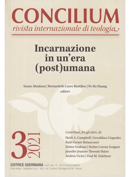 CONCILIUM 3 (2021) INCARNAZIONE IN UN'ERA POST UMANA