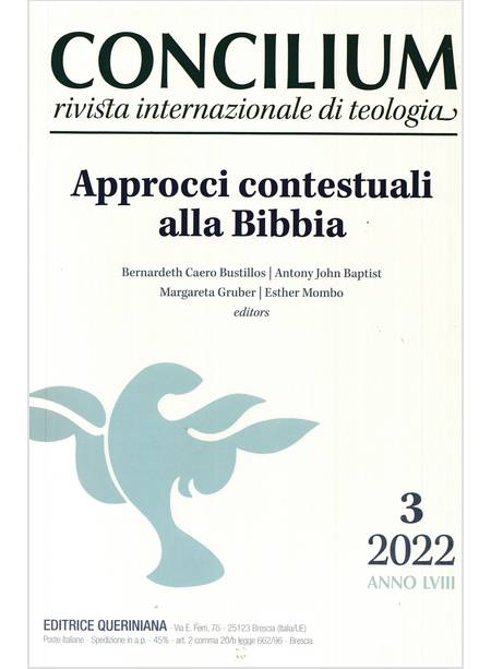 CONCILIUM 3/2022 APPROCCI CONTESTUALI ALLA BIBBIA