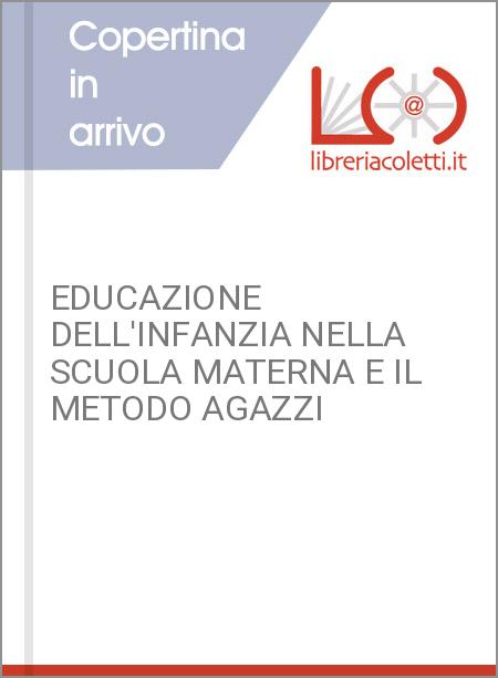 EDUCAZIONE DELL'INFANZIA NELLA SCUOLA MATERNA E IL METODO AGAZZI