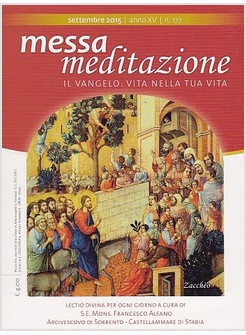 MESSA MEDITAZIONE SETTEMBRE 2015 N. 177