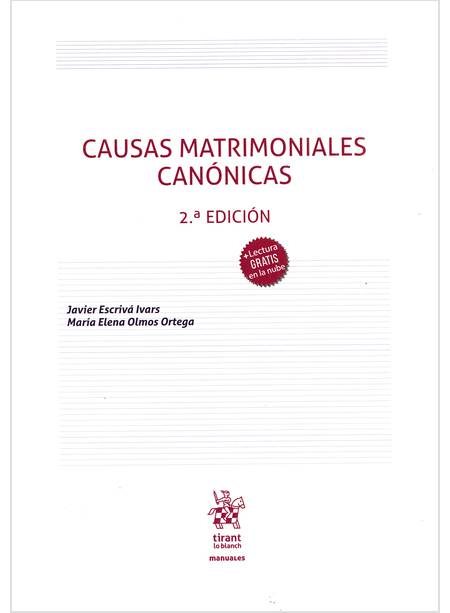 CAUSAS MATRIMONIALES CANONICAS SEGUNDA EDICION