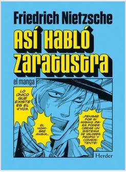 ASI HABLO ZARATUSTRA. EL MANGA.