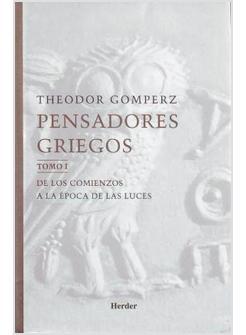 PENSADORES GRIEGOS. TRES TOMOS