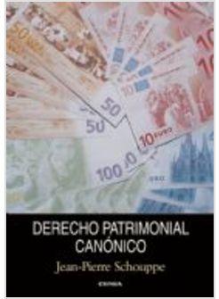 DERECHO PATRIMONIAL CANONICO