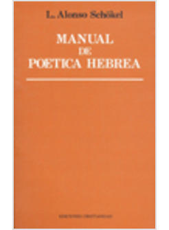 MANUAL DE POETICA HEBREA