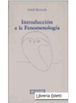 INTRODUCCIONA A LA FENOMENOLOGIA