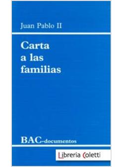 CARTA A LAS FAMILIAS