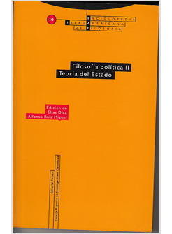 FILOSOFIA POLITICA II: TEORIA DEL ESTADO