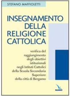 INSEGNAMENTO DELLA RELIGIONE CATTOLICA VERIFICA DEL RAGGIUNGIMENTO DEGLI