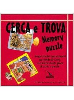 CERCA E TROVA MEMORY PUZZLE SCATOLA GIOCO