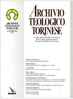 ARCHIVIO TEOLOGICO TORINESE (2010). VOL. 2