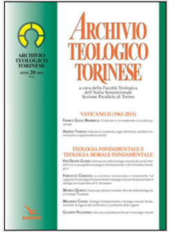 ARCHIVIO TEOLOGICO TORINESE (2014). VOL. 1