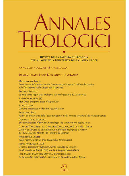 Annales Theologici 38 (2024), fascicolo 1