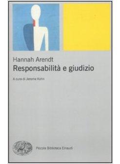 RESPONSABILITA' E GIUDIZIO