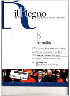 REGNO. ATTUALITA' 2012. VOL. 8