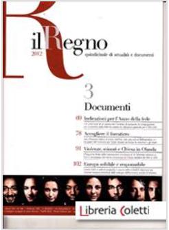 REGNO. DOCUMENTI 2012. VOL. 3