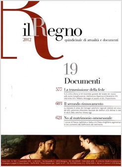 IL REGNO N 1132 1 NOVEMBRE 2012