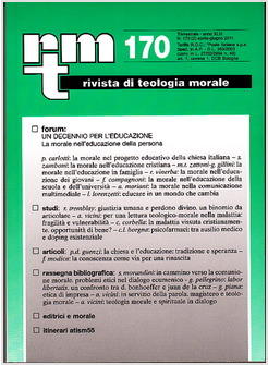 RIVISTA DI TEOLOGIA MORALE 170 APRILE GIUGNO 2011