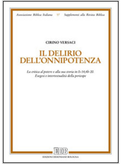 IL DELIRIO DELL'ONNIPOTENZA. LA CRITICA AL POTERE E ALLA SUA STORIA