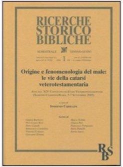 RICERCHE STORICO BIBLICHE 1/6-2007