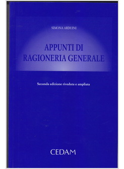 APPUNTI DI RAGIONERIA GENERALE