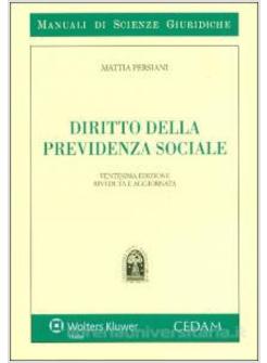 DIRITTO DELLA PREVIDENZA SOCIALE  20 EDIZIONE