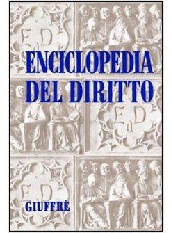 ENCICLOPEDIA DEL DIRITTO AGGIORNAMENTO CON CD-ROM