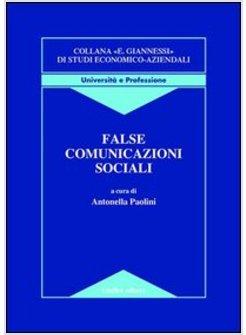 FALSE COMUNICAZIONI SOCIALI