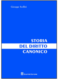 STORIA DEL DIRITTO CANONICO