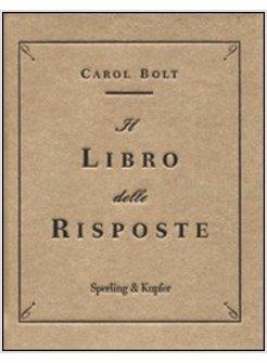 LIBRO DELLE RISPOSTE GOLD (IL)