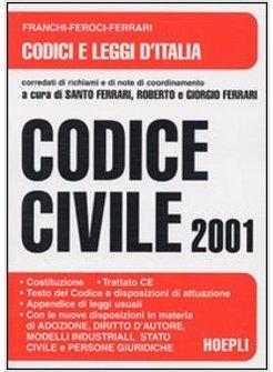 CODICE CIVILE 2001