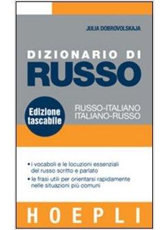 DIZIONARIO DI RUSSO RUSSO-ITALIANO ITALIANO-RUSSO EDIZ TASCABILE