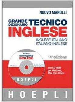 GRANDE DIZIONARIO TECNICO INGLESE-ITALIANO ITALIANO-INGLESE CON CD