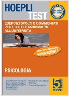 HOEPLI TEST VOL 5 ESERCIZI PSICOLOGIA FORMAZIONE PRIMARIA EDUCAZIONE