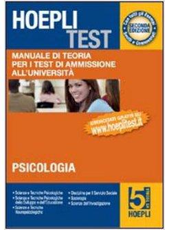 HOEPLI TEST VOL 5 MANUALE DI TEORIA PSICOLOGIA FORMAZIONE PRIMARIA