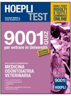 HOEPLI TEST 9001 QUIZ DI MEDICINA