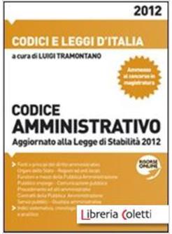 CODICE AMMINISTRATIVO 2012