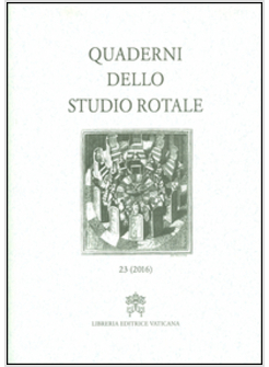 QUADERNI DELLO STUDIO ROTALE 23