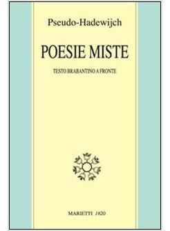 POESIE MISTE TESTO BRABANTINO A FRONTE