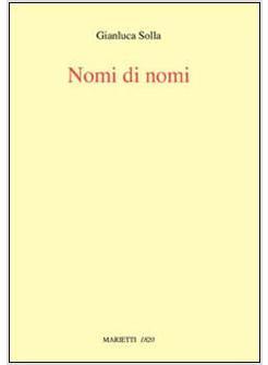 NOMI DI NOMI