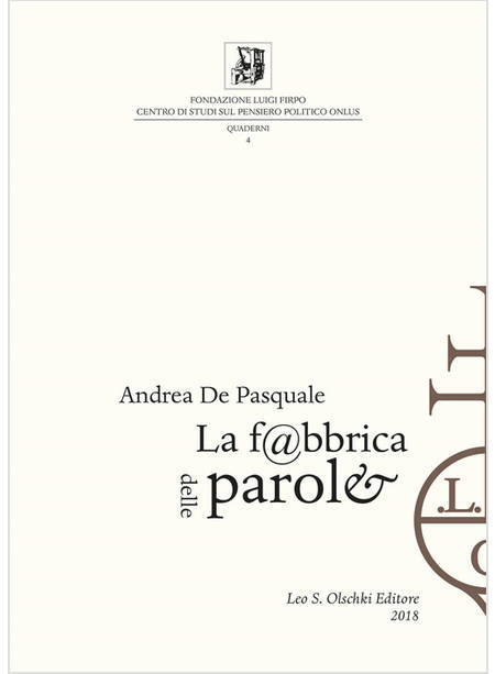 LA FABBRICA DELLE PAROLE