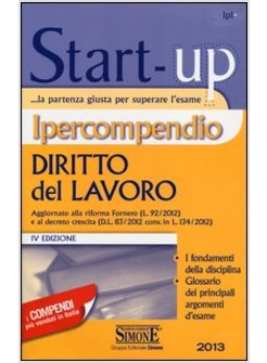 IPERCOMPENDIO DIRITTO DEL LAVORO START-UP