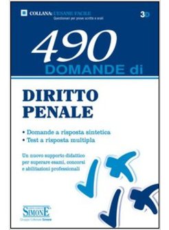 490 DOMANDE DI DIRITTO PENALE  2013