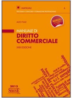 MANUALE DI DIRITTO COMMERCIALE XXIII EDIZIONE