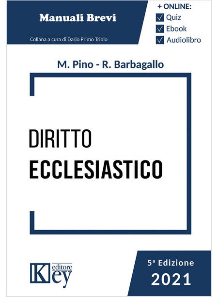 DIRITTO ECCLESIASTICO. CON ESPANSIONE ONLINE