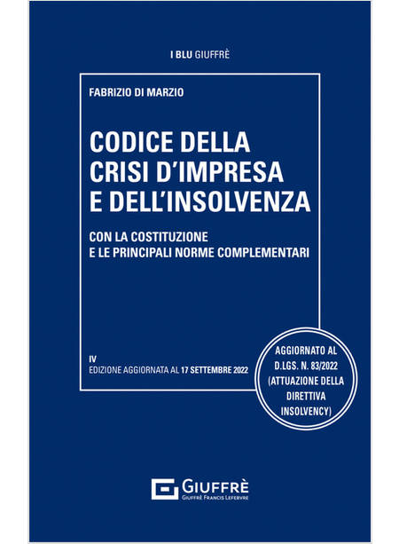 CODICE DELLA CRISI D'IMPRESA