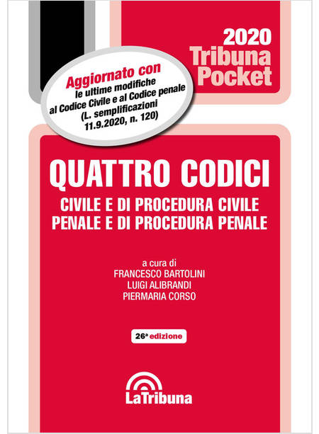 Quattro codici pocket 2020 26ed